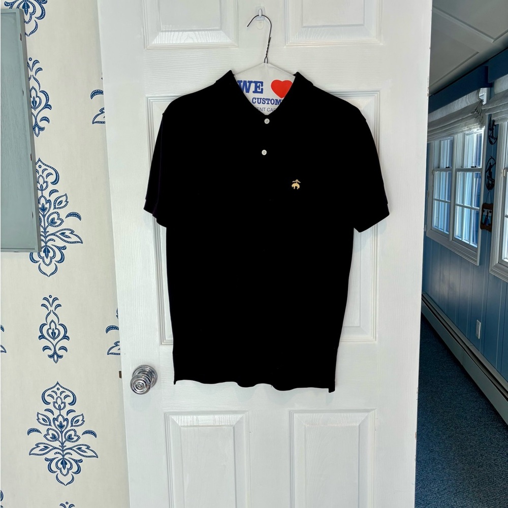 Brooks Brothers Men's Black Polo Shirt